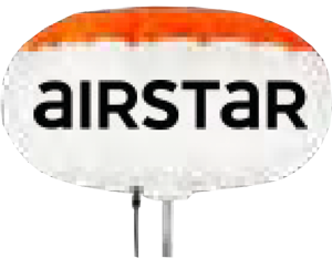 Airstar Sirocco M obal s logem